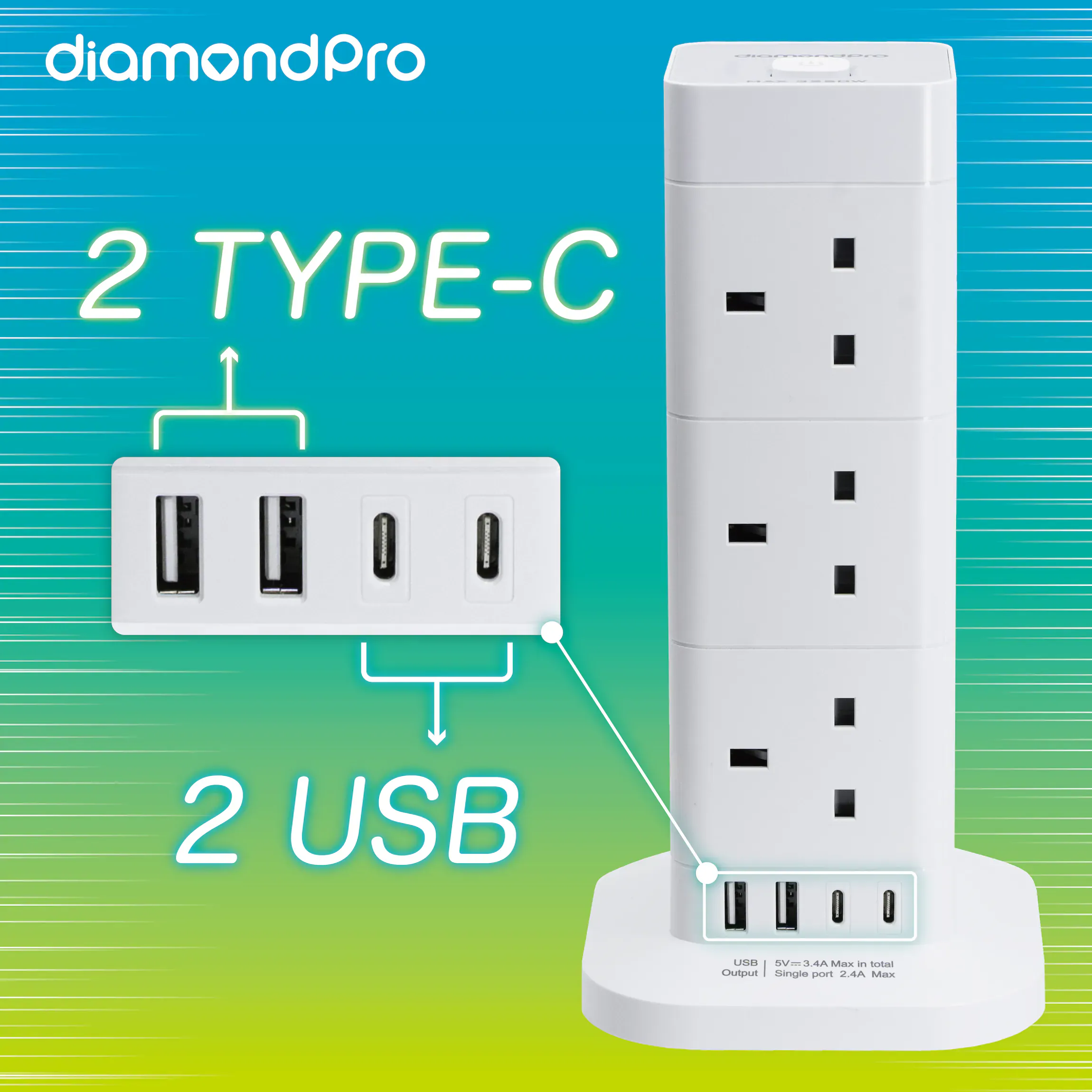 DiamondPro 直立式拖板