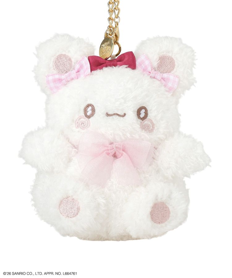  🎀【預訂】Hanamaruobake x Maison de FLEUR 公仔掛飾 P