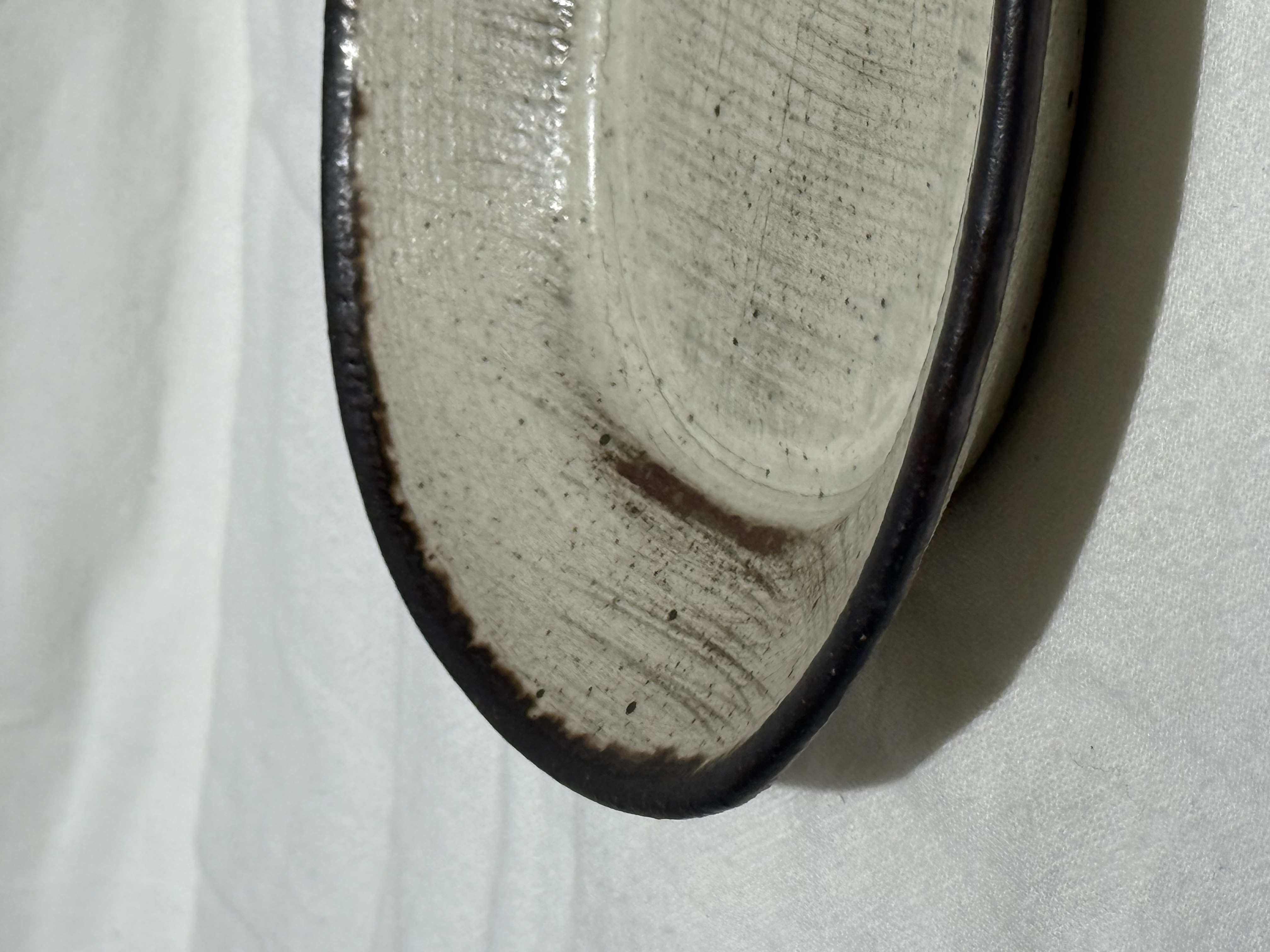 馬目隆広 小盤 素白 黑邊