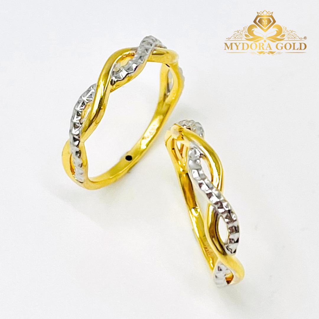 MYDORA Cincin Cross Wave Minimalist (5G) l EMAS 916/22K