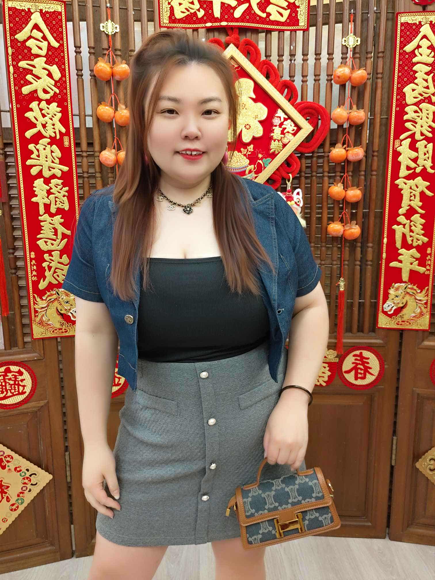 DBD05 TW#3085P/TW#3085SK 珍珠排扣款裤裙