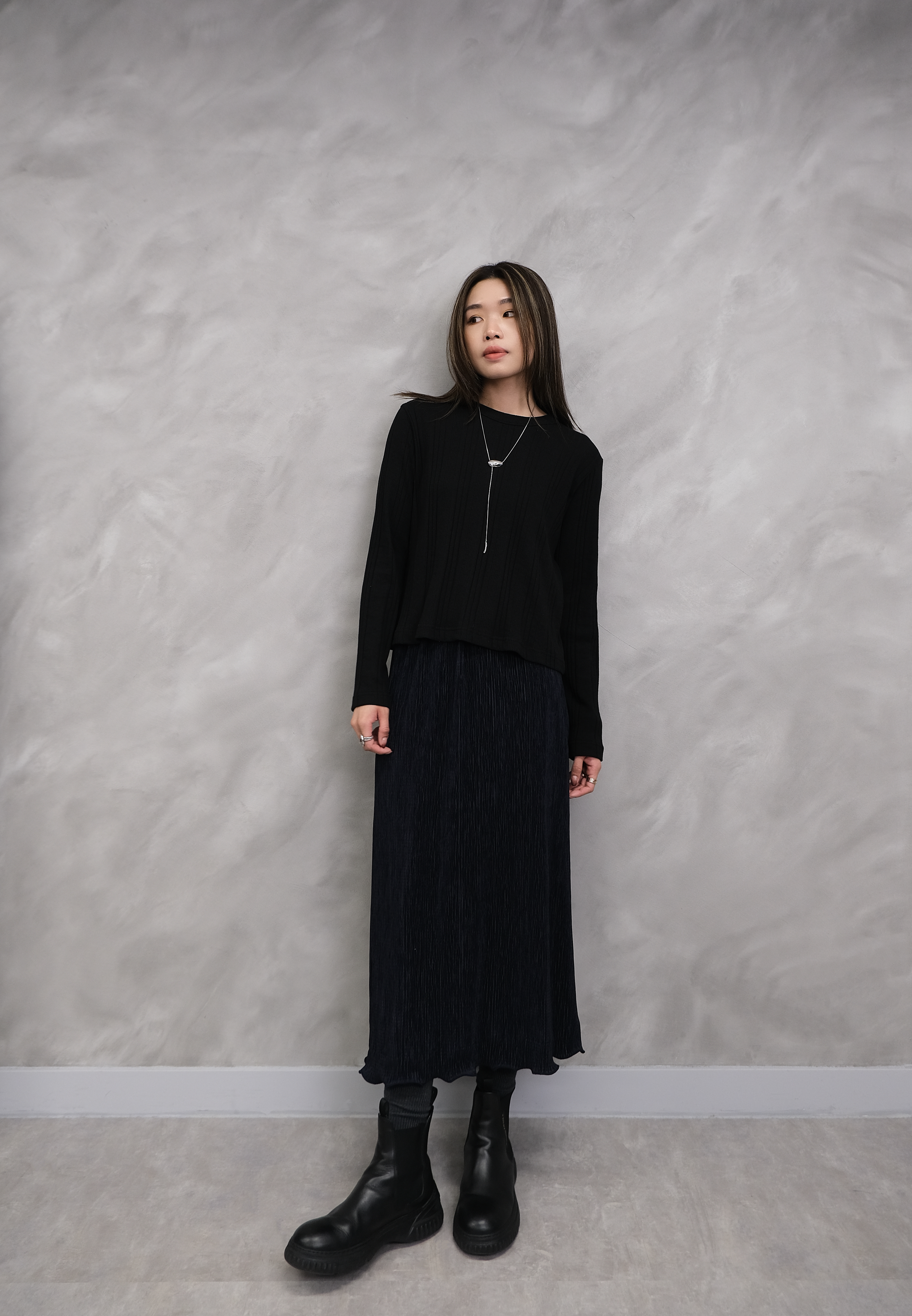 必買款-Textured skirt #sk38 
