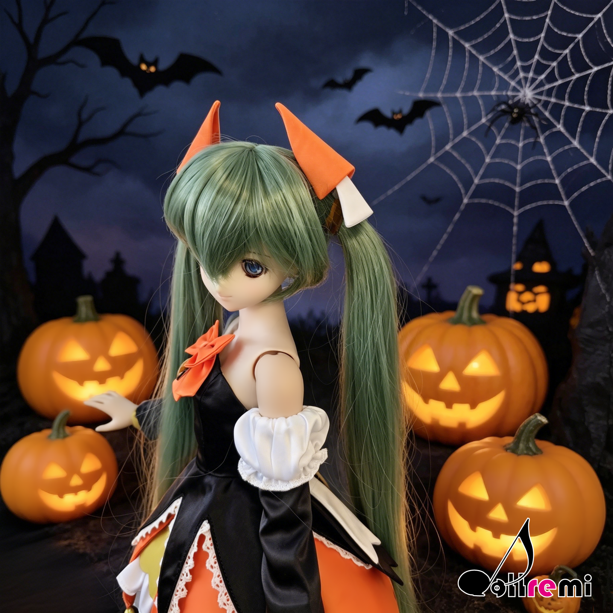 【dollremi】(DD0919) COS 初音未來 Hatsune Miku 萬聖節款式 Halloween Ver.