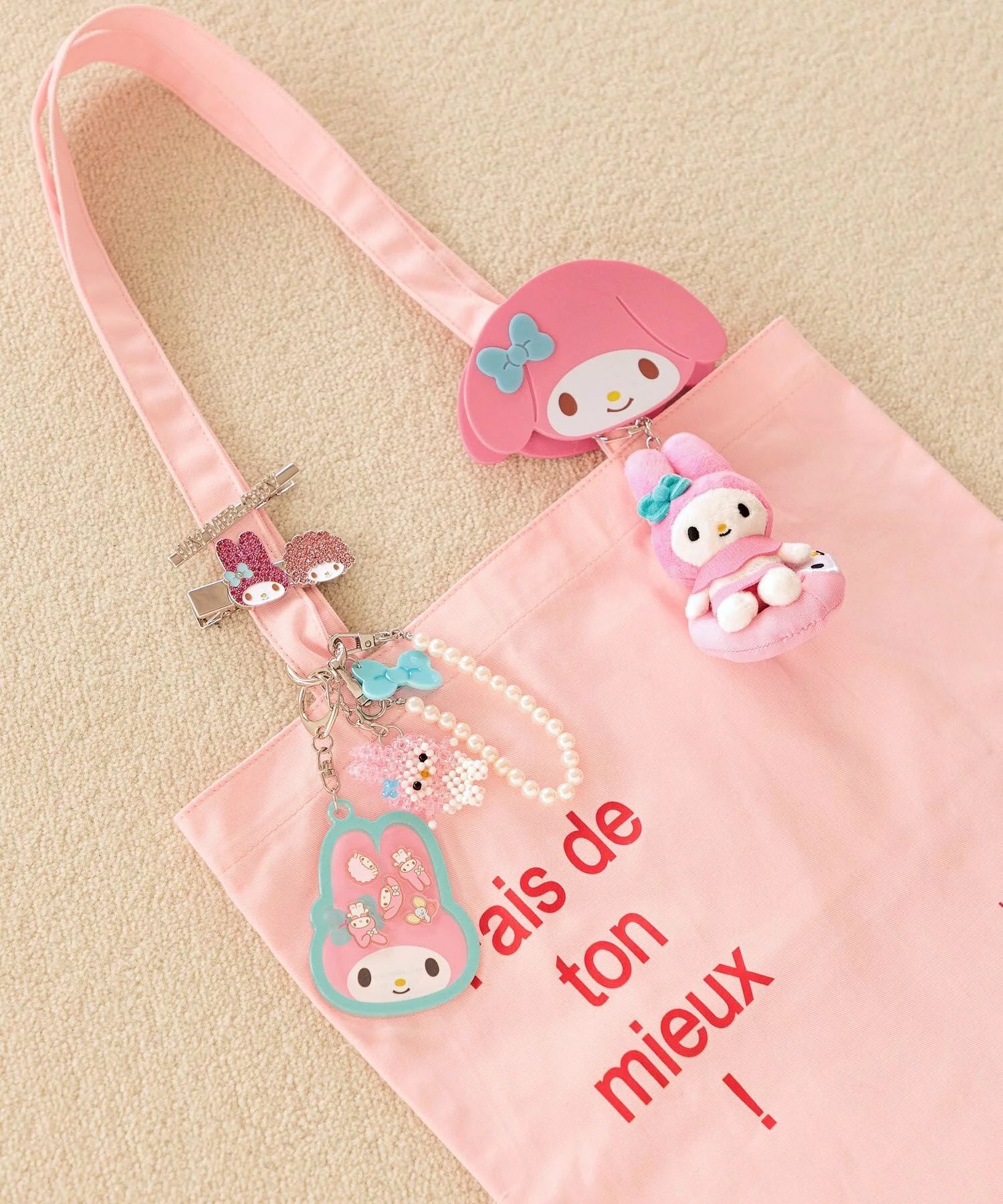 預訂 | 日本版 Sanrio x LOWRYS FARM 手機串珠掛鏈