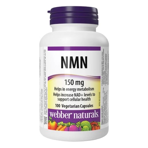 【預購加拿大空運直送】Webber Natural NMN 150mg NMN素食膠囊  100粒