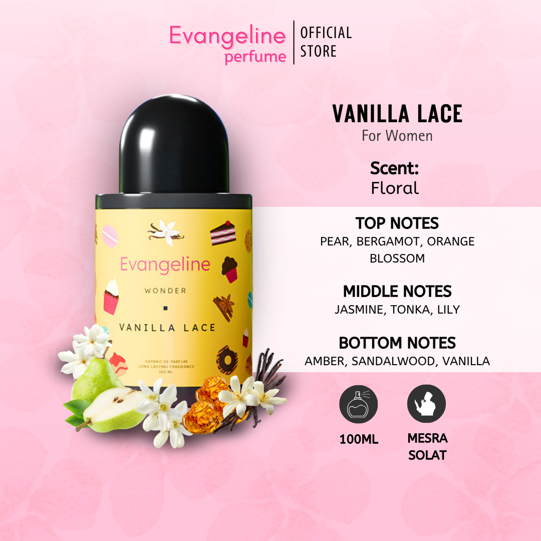 Evangeline Extrait - Vanilla Lace 100ml