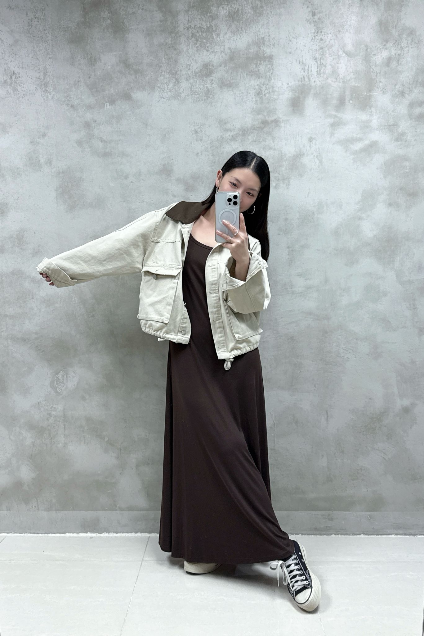 A04 棉質不規則下擺Ops