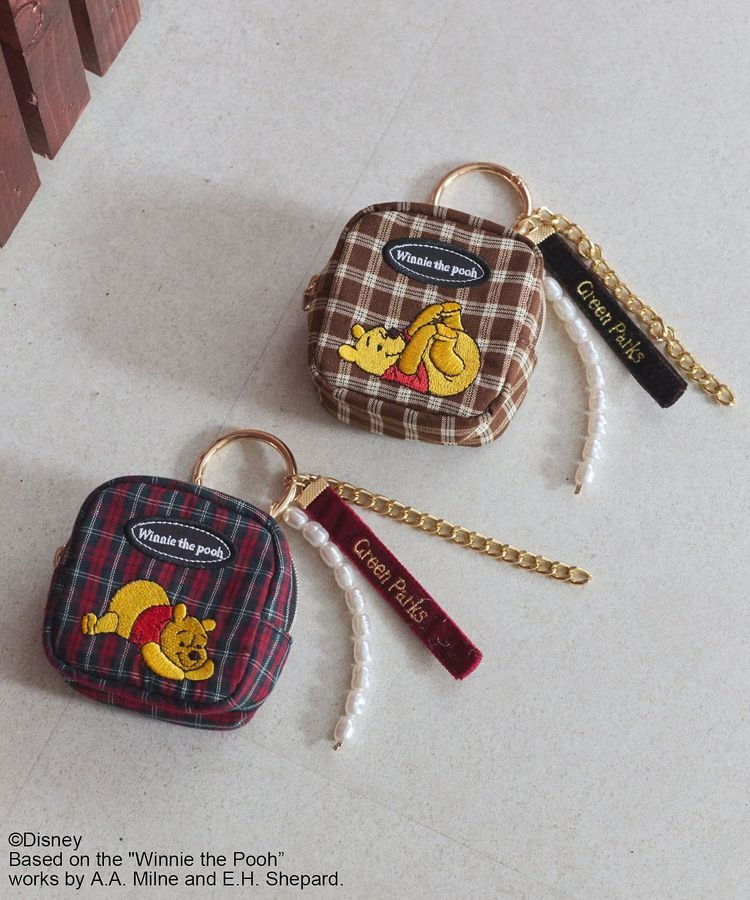 🌸 【預訂】Mini Pouch(RD)-Green Parks x Pooh 
