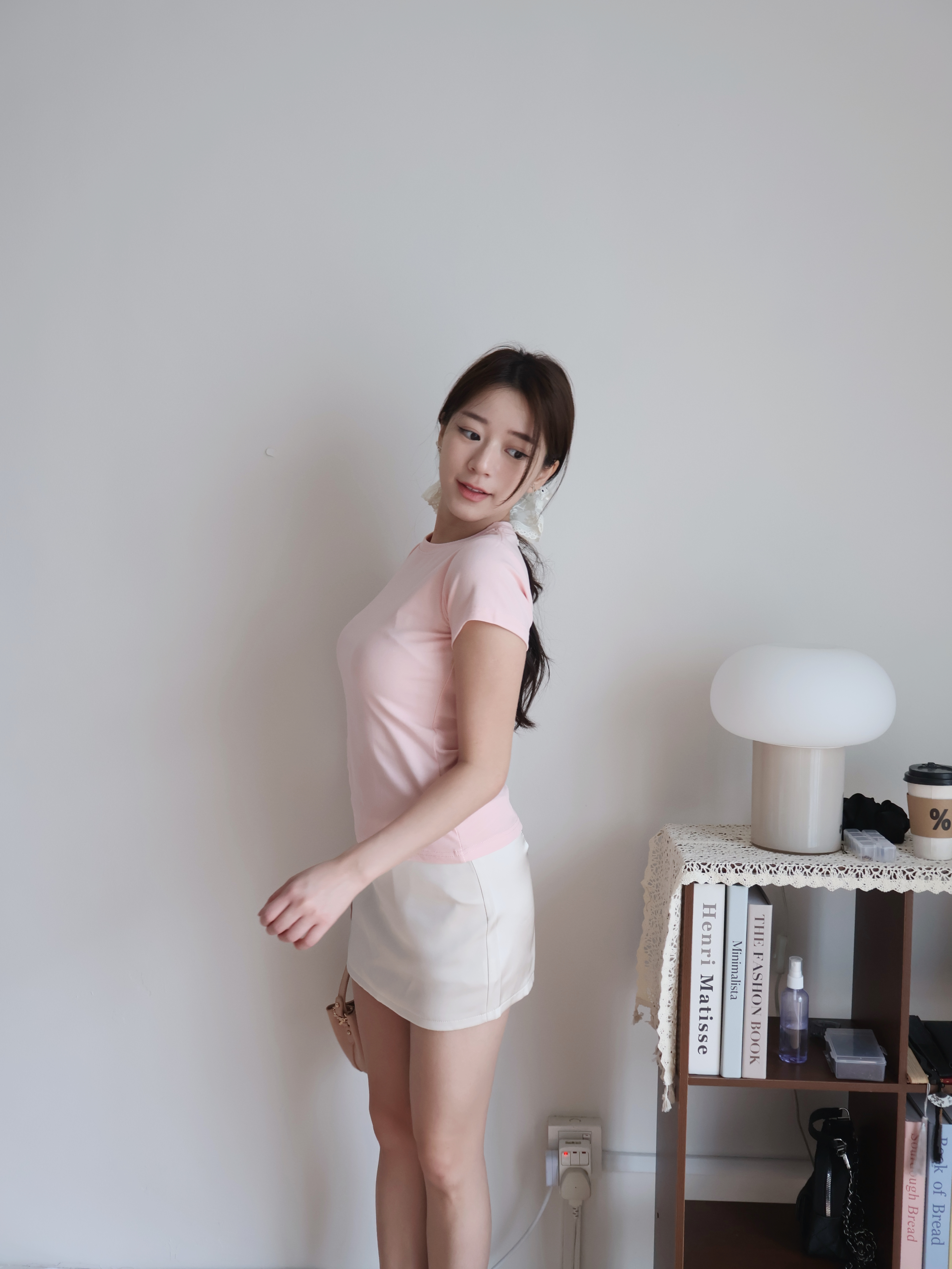 Hailey Cotton Tee | Pink