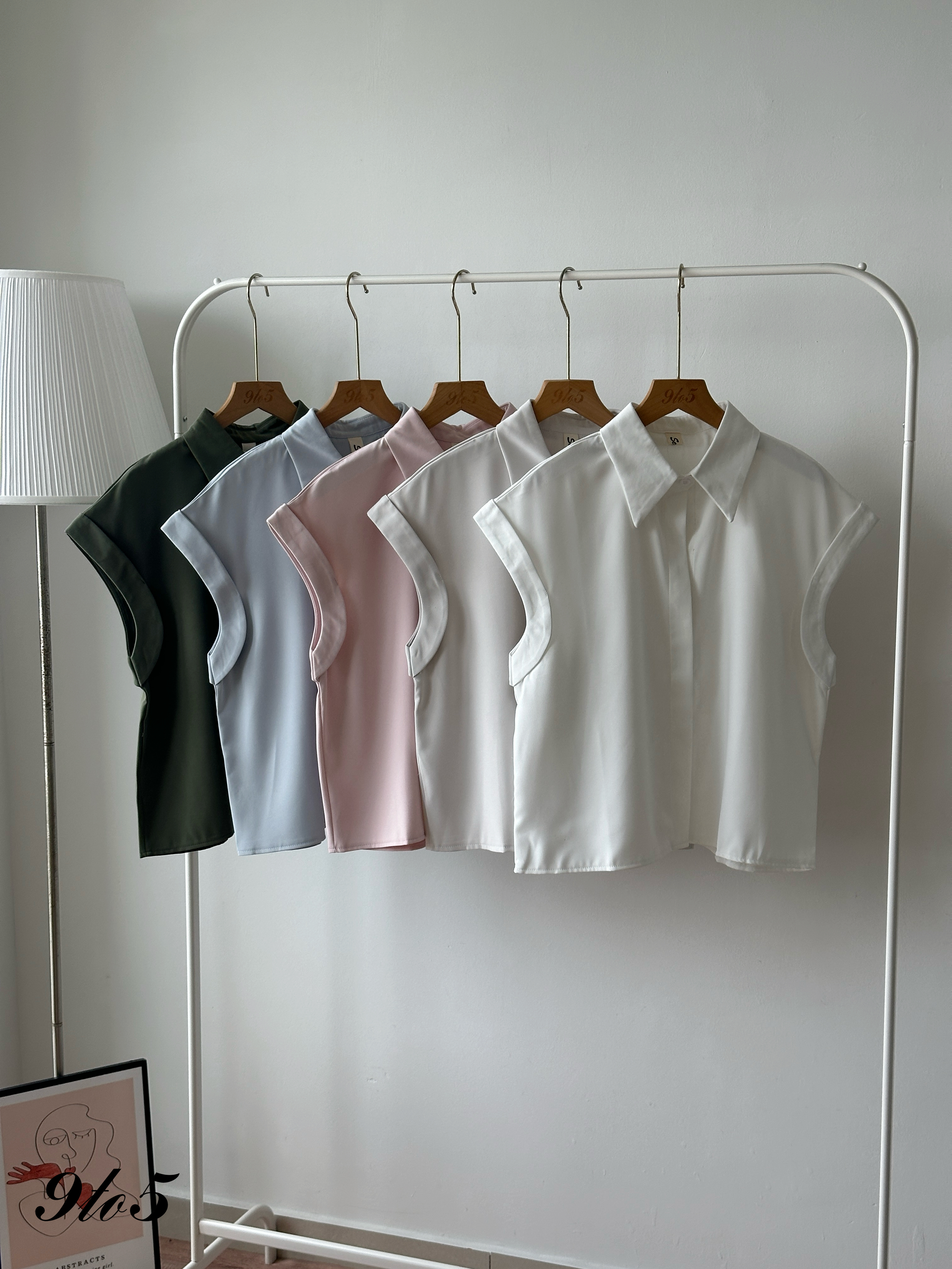 T4396 Cape Sleeve Shirt - 5 Colors 