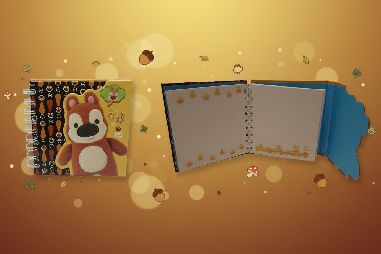 磁鐵筆記 Chip n Dale 鋼牙鼠 (DPNA-634B)
