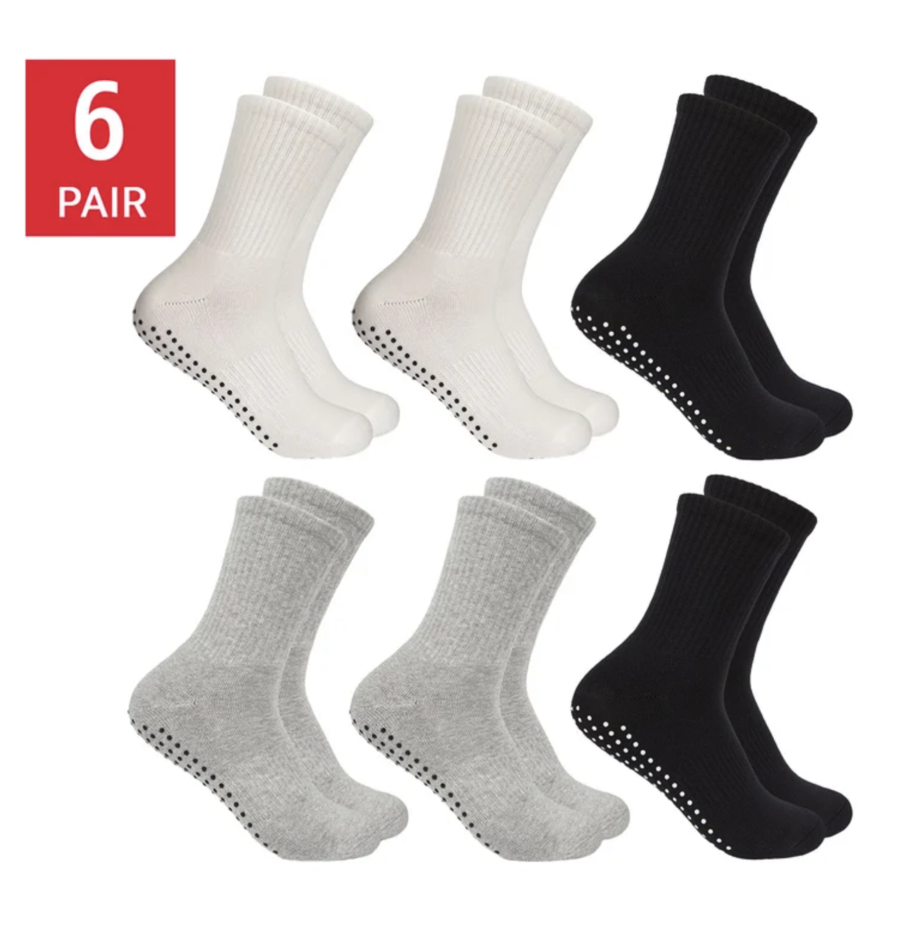 Bala Studio Grip Sock防滑襪（6-pack）