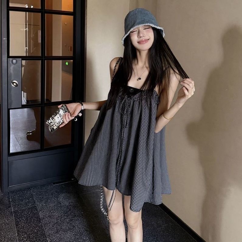 ST530抹胸抽绳吊带两件套