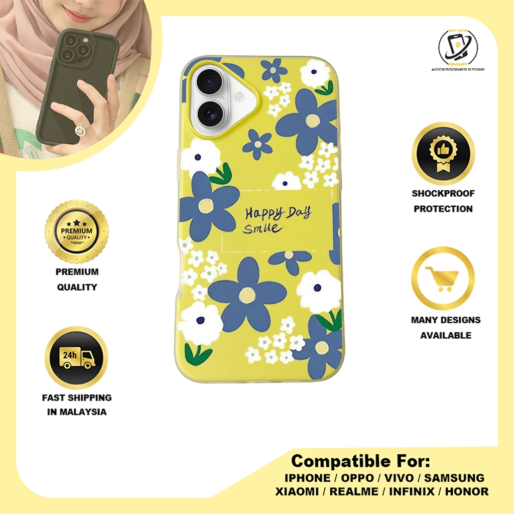 JELLY CASE PHONE FOR IPHONE - DESIGN FLOWER O