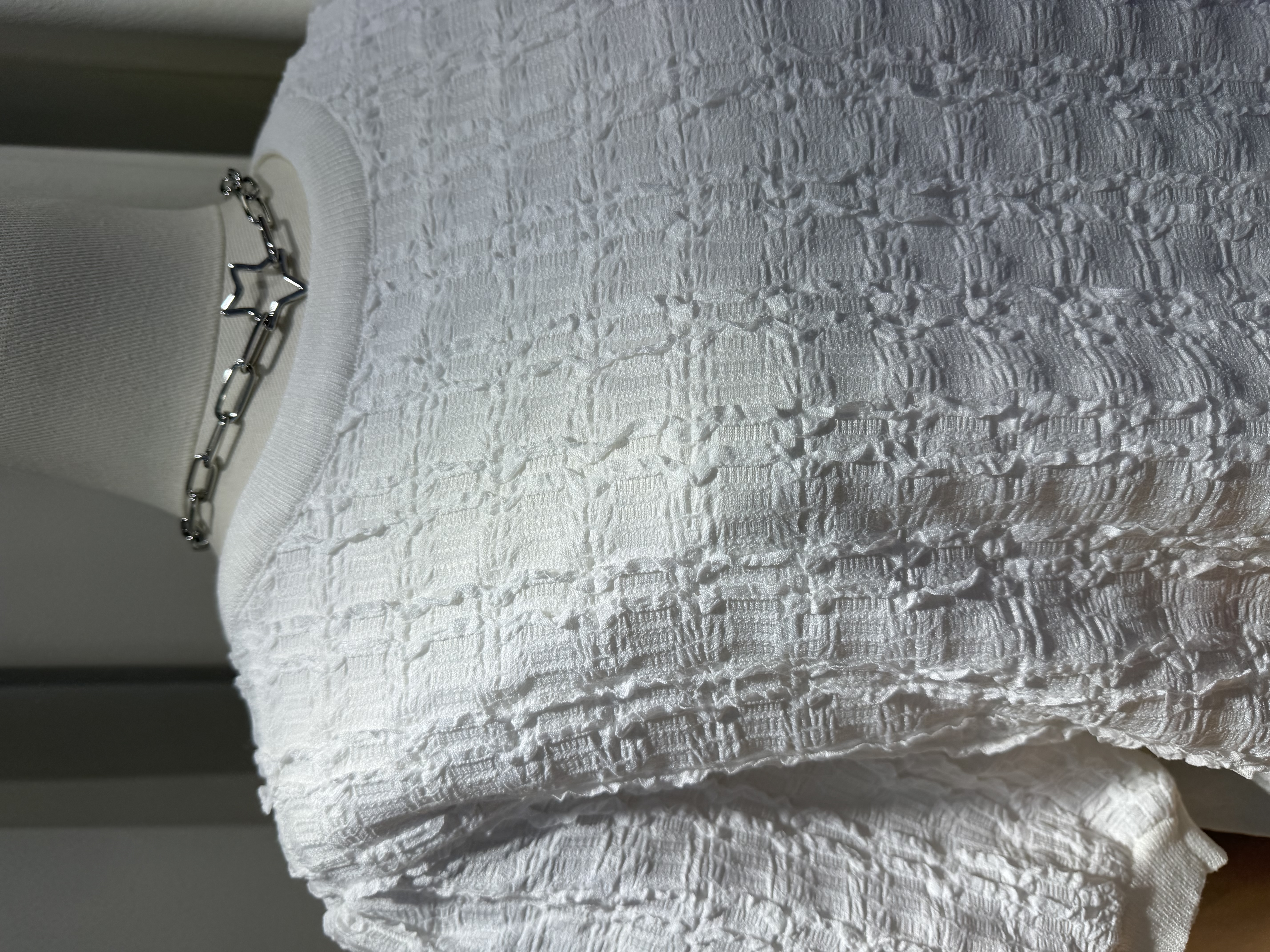 質感方格紋短袖上衣