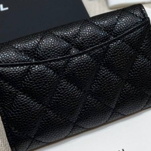 附贈黑色收納袋仔🟥BB00410🟥 CHANEL 專櫃贈品真皮銀包