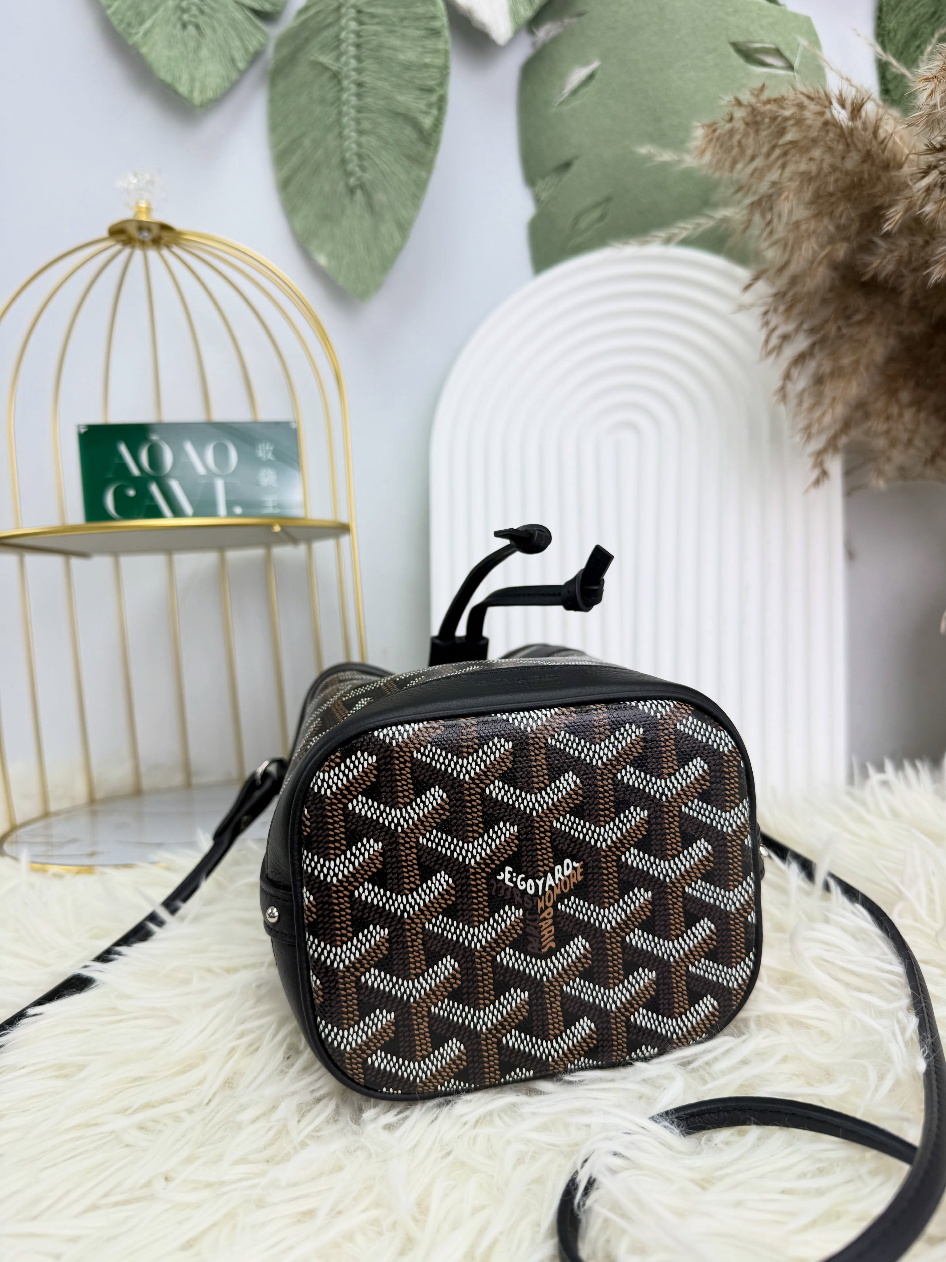 Goyard👜閑置品✨2025新款黑色手提 迷你水桶包 有塵袋x2 紙袋🖤