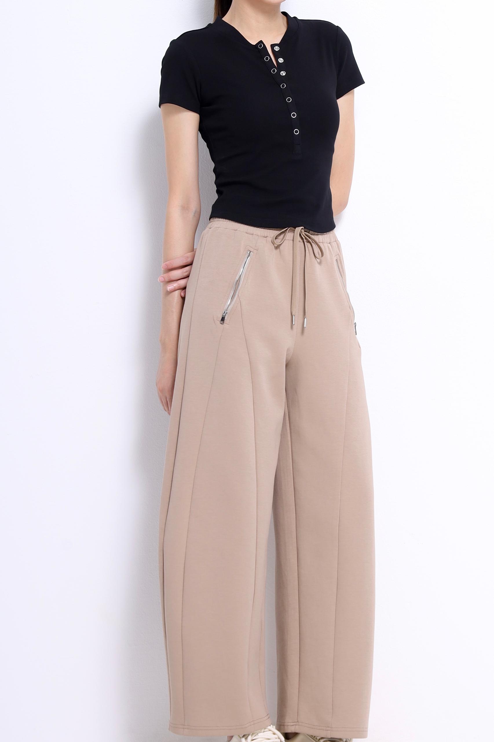 CB2726 BUTTON DETAILED SHORT SLLV TEE