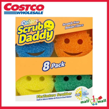 美國 SCRUB DADDY 清潔海綿 百潔擦 洗碗布 四色 8個裝