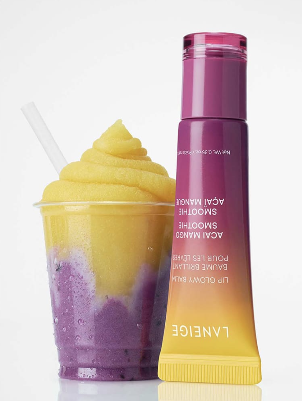 夏日限定｜韓國 LANEIGE 全新 巴西莓芒果冰沙 潤唇膏 10g｜Lip Glowy Balm
