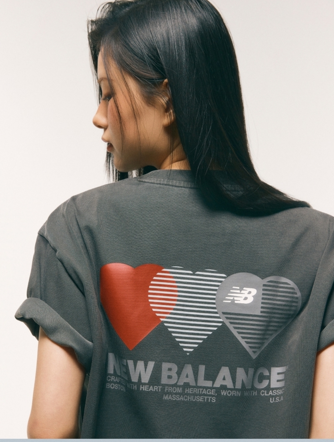 New Balance Heart Tee ｜Graphic 純色款