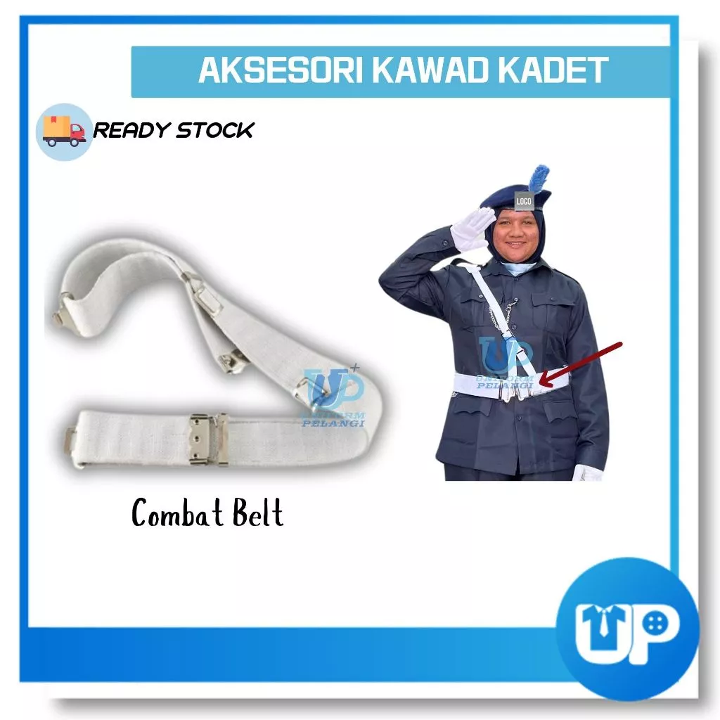 Kawad Aksesori Kadet Persatuan Kokurikulum Sekolah Angklet / Combat Belt / Selempang / Penyambung