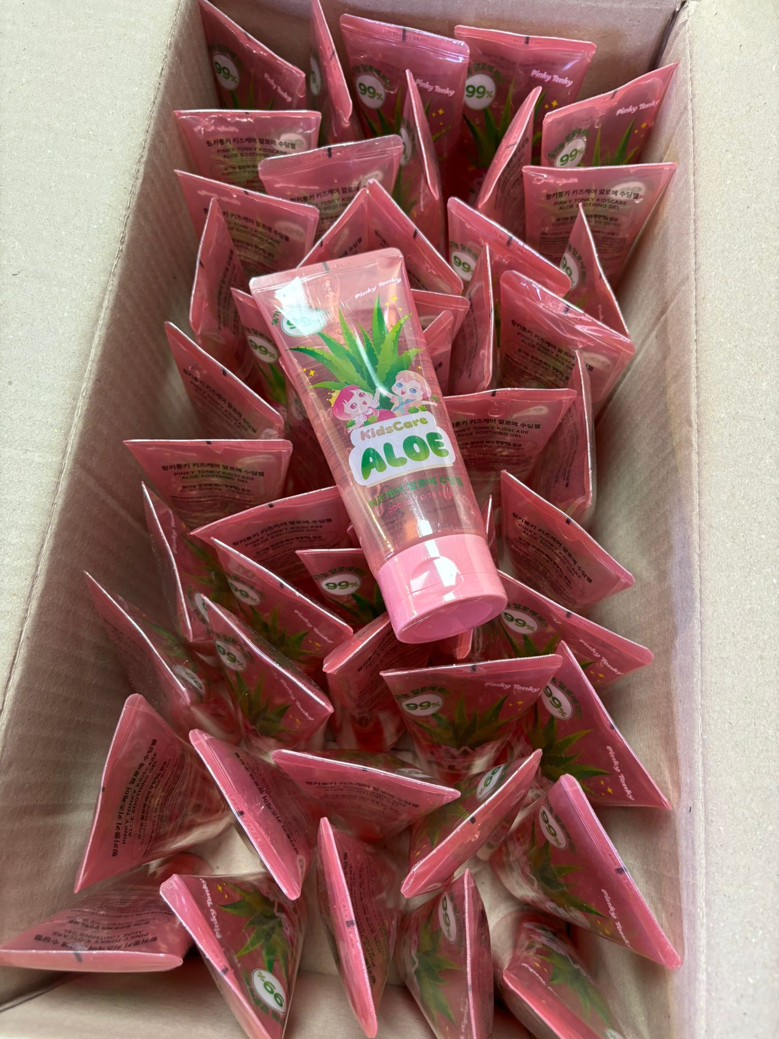 韓國 Pinky Tonky 兒童蘆薈凝膠 200ML