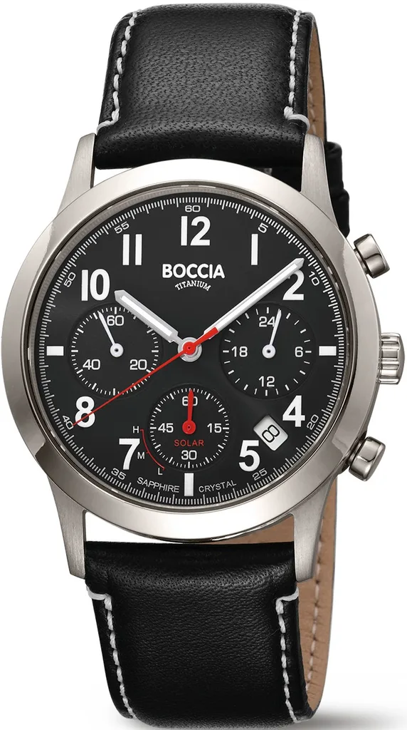 Boccia Titanium 太陽能手錶 3735-01