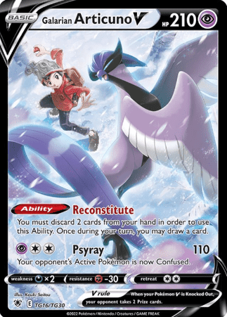 Pokemon TCG Astral Radiance - Galarian Articuno V-TG16/TG30