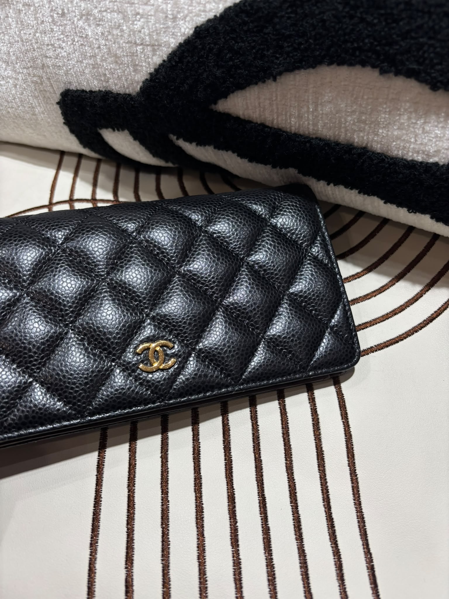 Chanel Wallet 黑色荔枝牛皮 100%Authentic, 95%New ✅25貼✅box