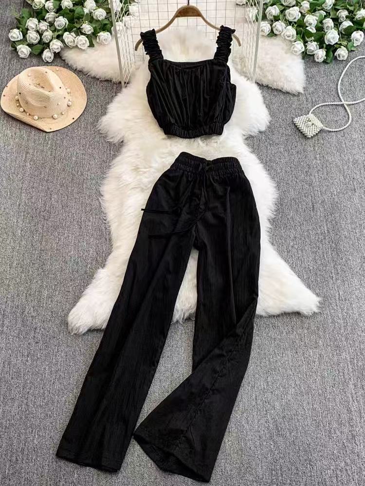 ST281木耳背心套装