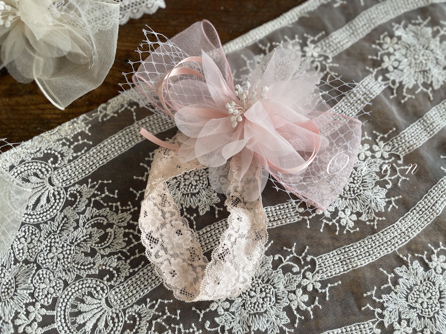 Rosé Hairband & Hairpin