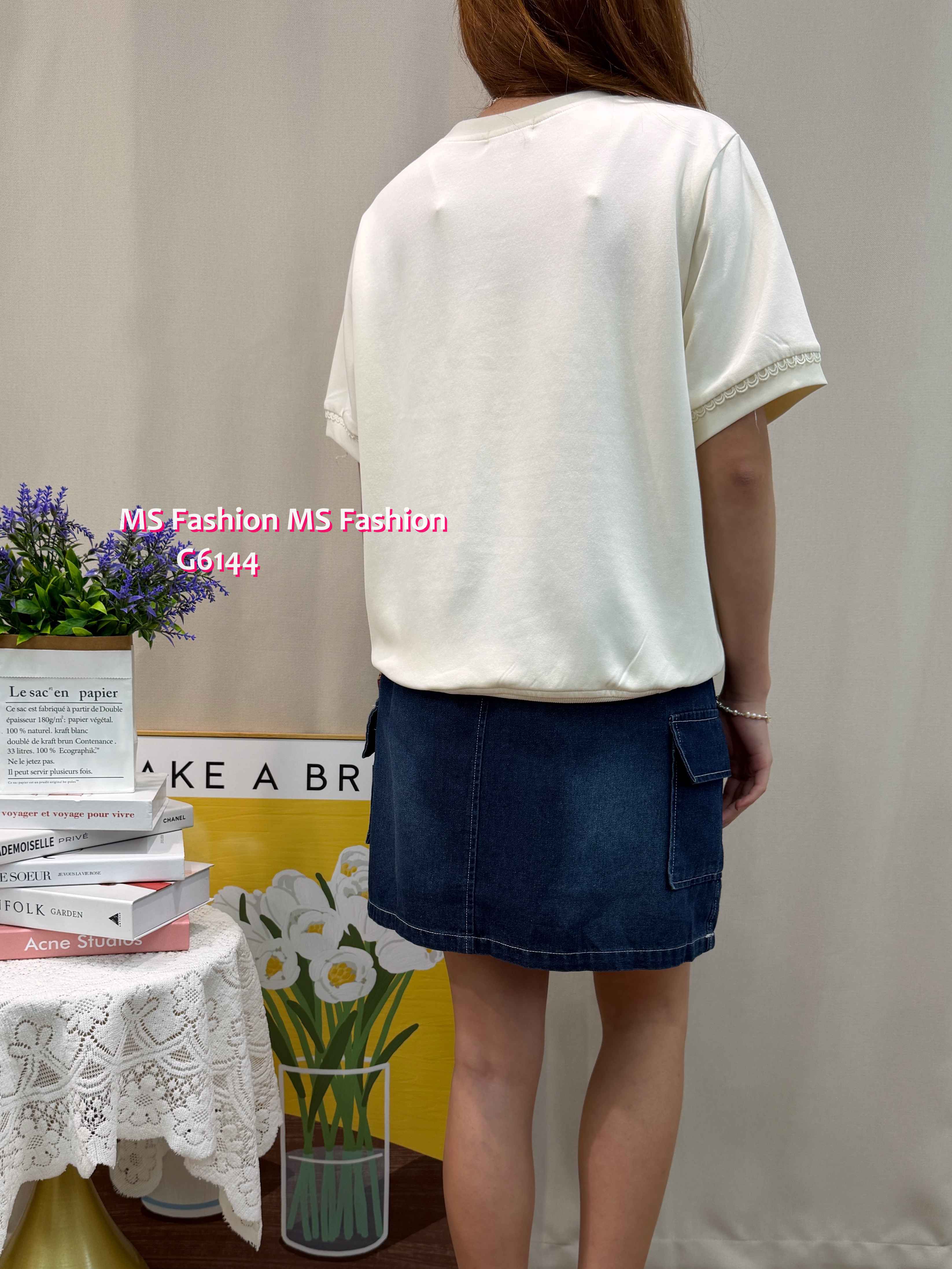 G6144 韓國🇰🇷可愛狗狗圖案top