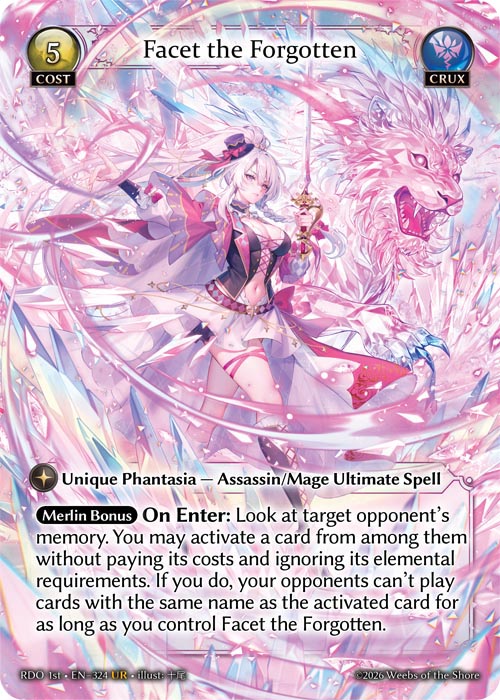 Facet the Forgotten / RDO-324 (UR)