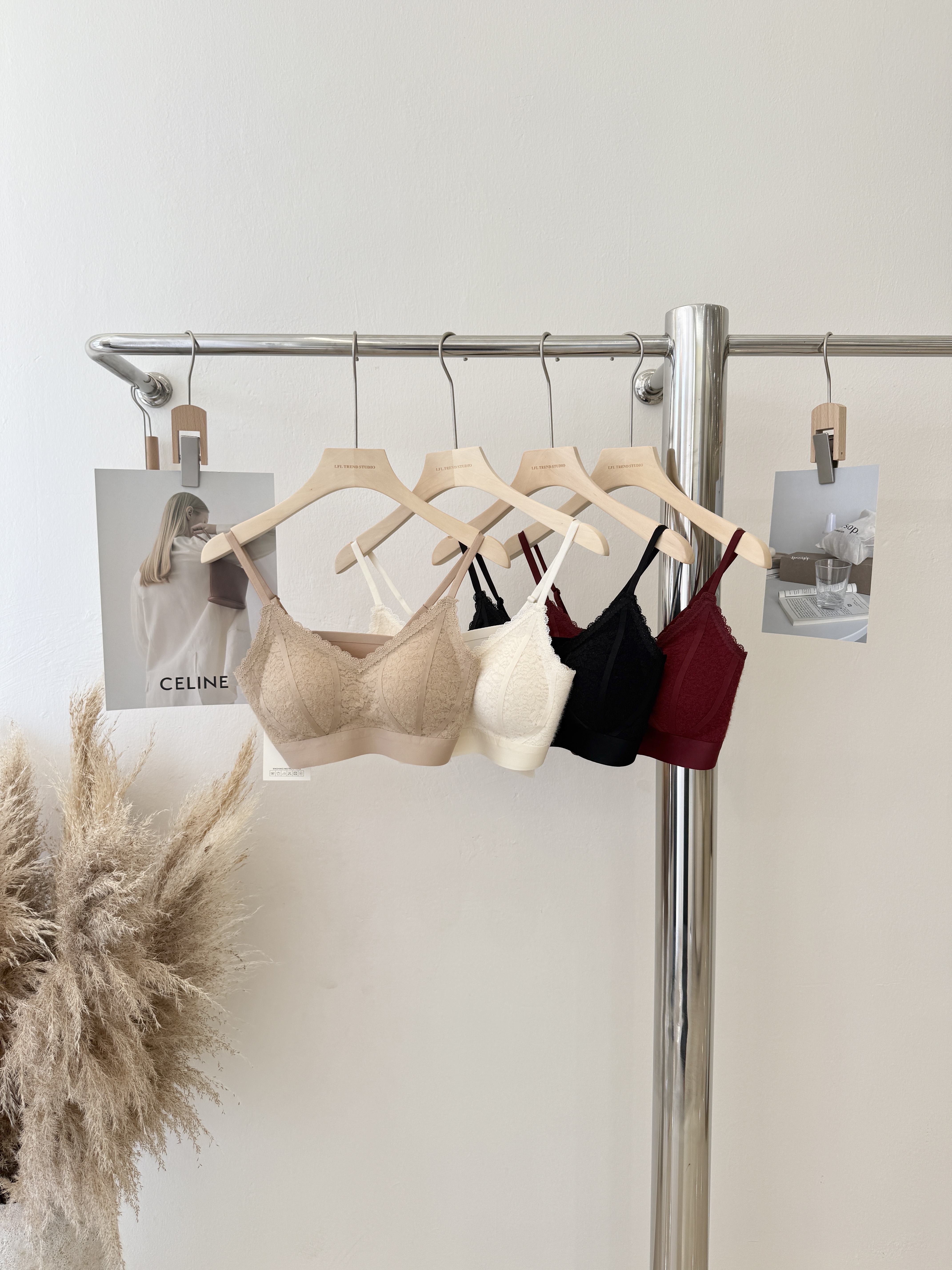 6895 法式磨绒优雅蕾丝文胸