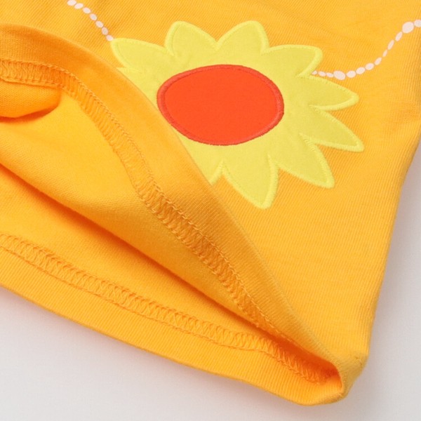 🆕【⭐訂購⭐】🇯🇵日本直送 🌀向日葵刺繡 A-line 短袖Tee［2款選］ 🌀 [ELCA-0162][260418]