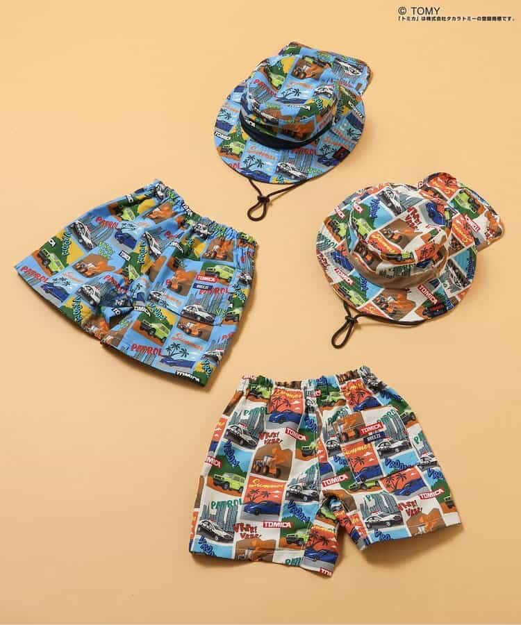 🇯🇵預訂 日本直送🇯🇵Breeze x Tomica系列兩色車車滿印水陸兩用戶外遮陽帽