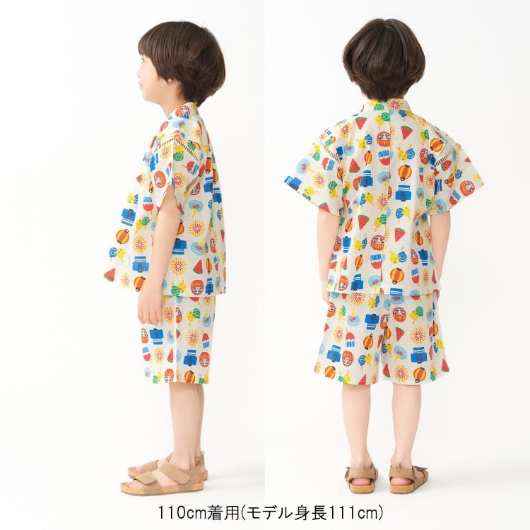 🆕【⭐訂購⭐】🇯🇵日本直送 🌀夏日祭典節慶主題 甚平套裝 🌀[ELEA-0263][260628]