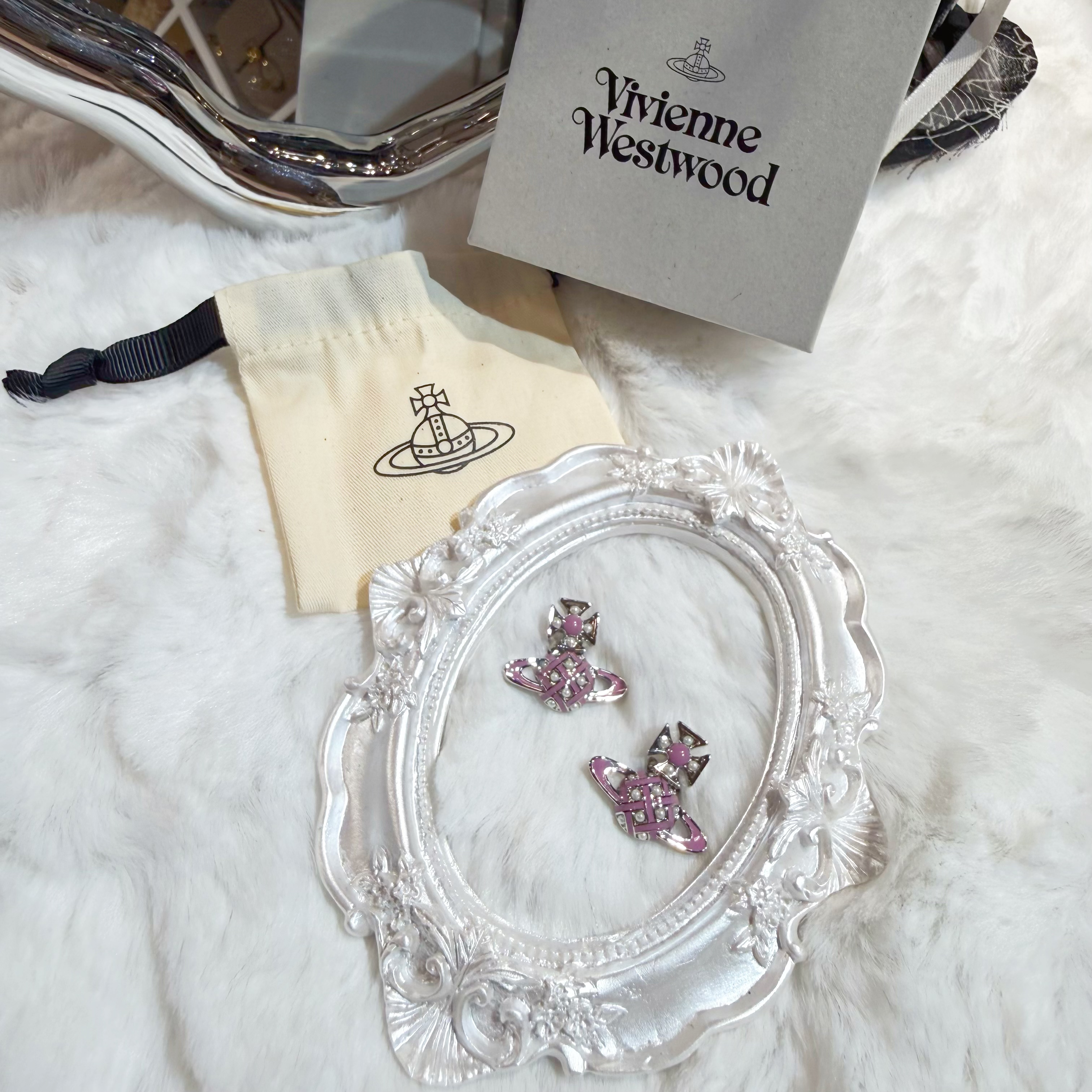 VW Cassie earrings pink/s