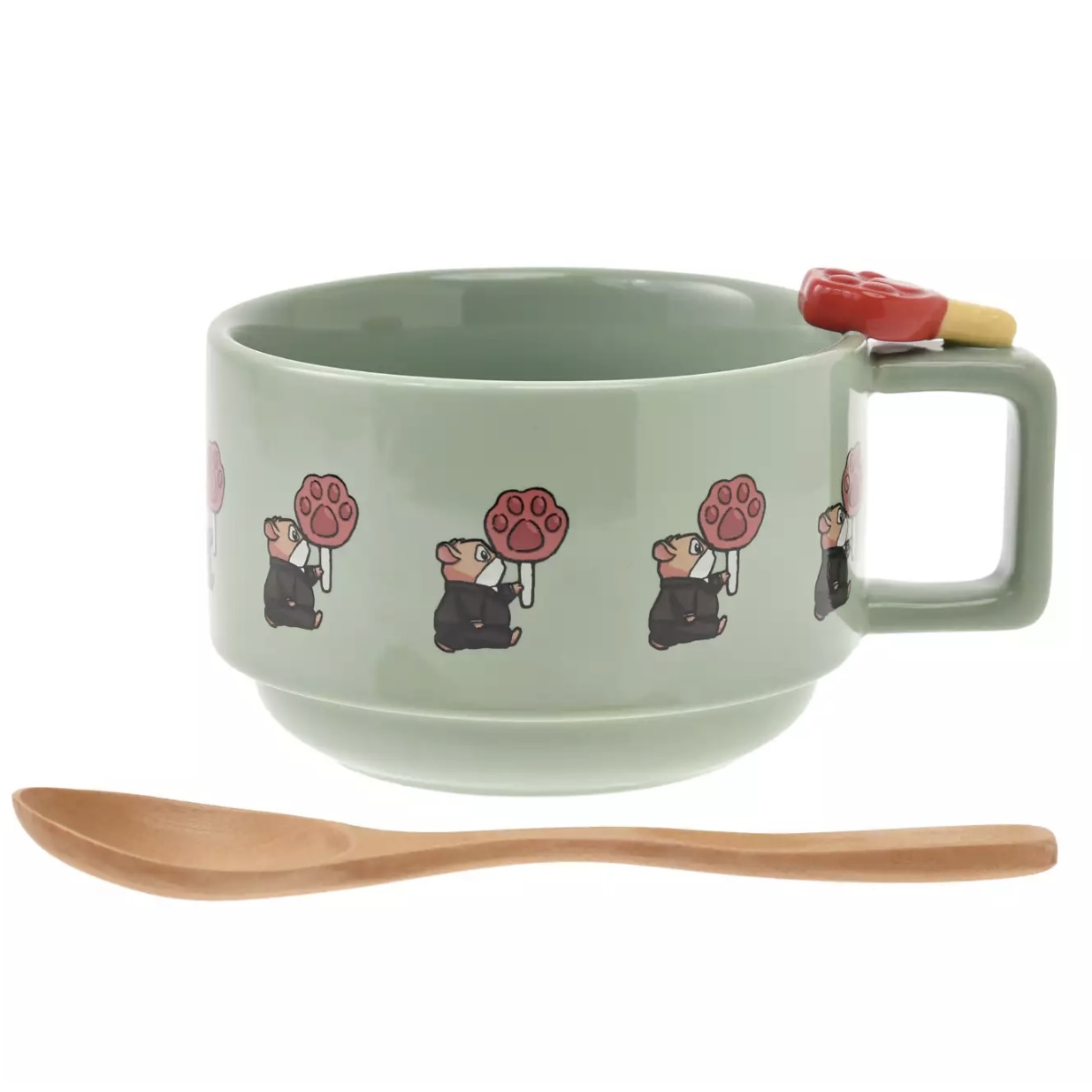 Disney Zootopia Leming's Businessman Soup Cup and Spoon Set