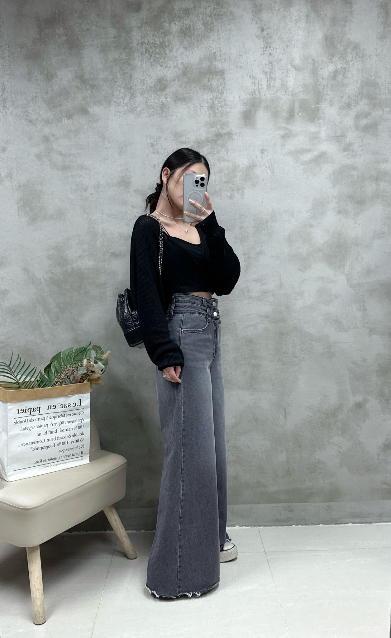 型領幼帶暗紋Bra top