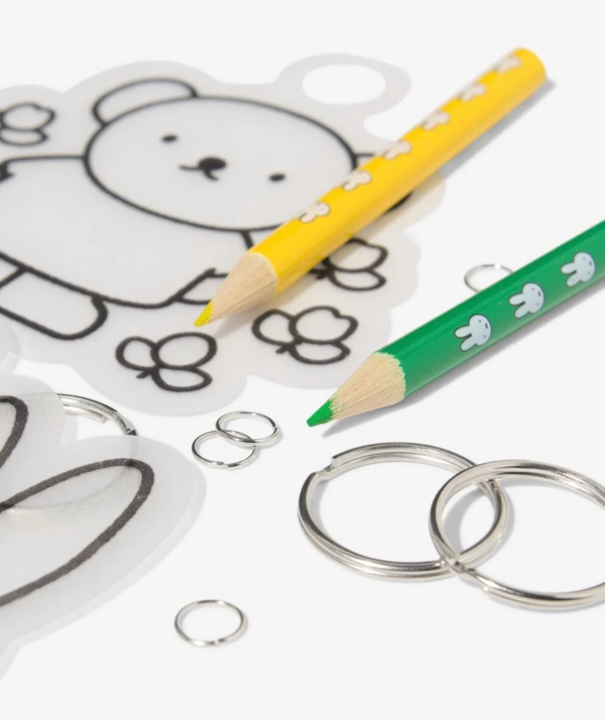 Miffy DIY keychain colouring set