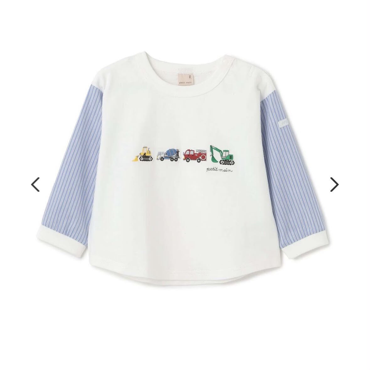 預訂款～#1071 🇯🇵日單 petit main 刺繡車車款上衣