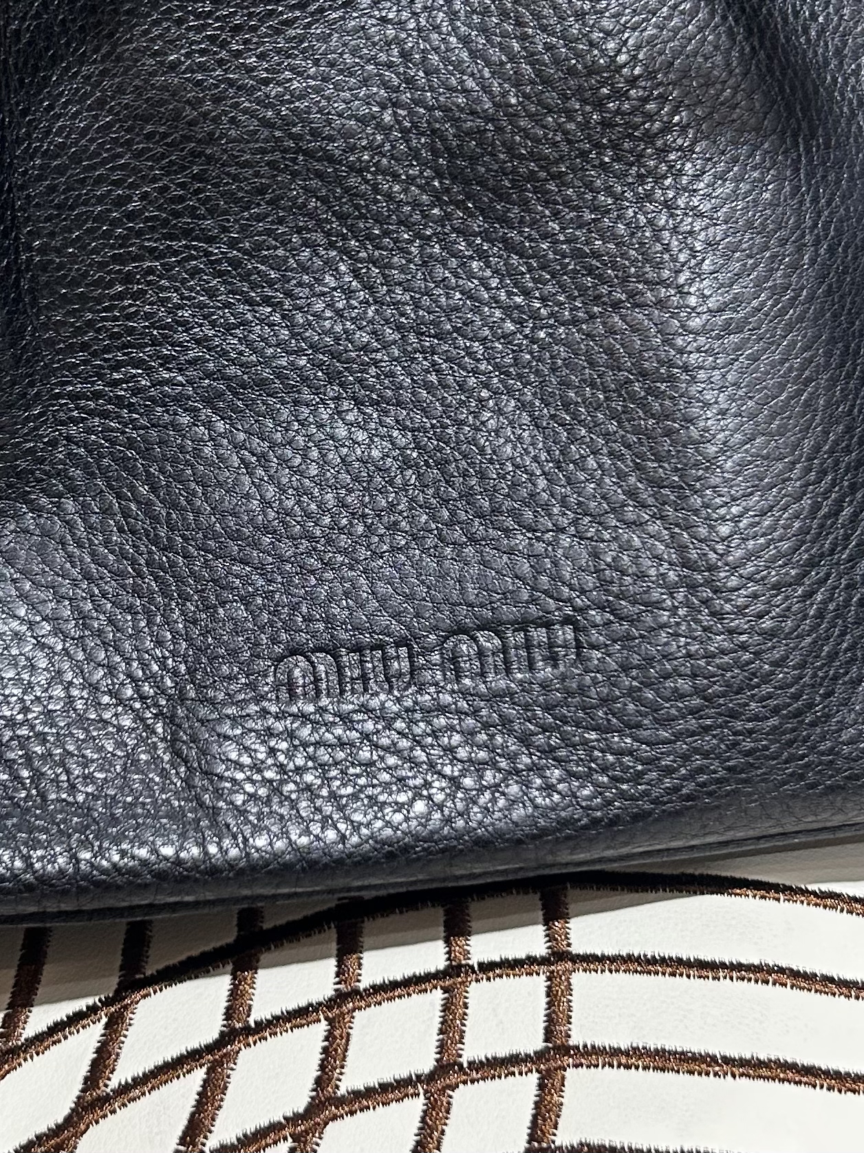 Miu Miu Tote Bag Black calfskin 100%Authentic, 
