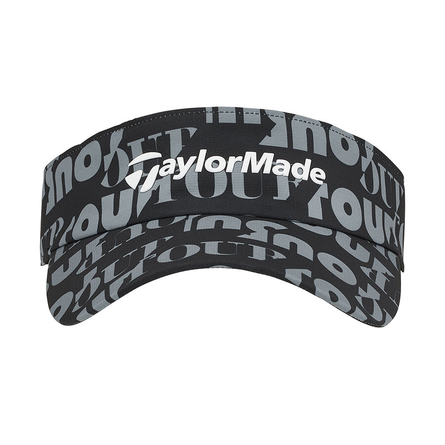 TAYLORMADE GRAPHIC VISOR 男士高爾夫球帽 - 黑色
