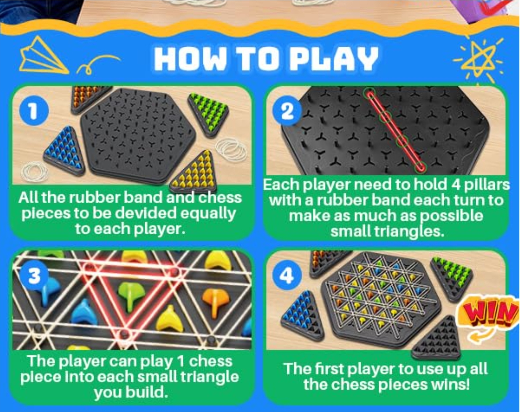 $65盒。✨ Triangle Chain Strategy Board Game三角連鎖策略益智棋