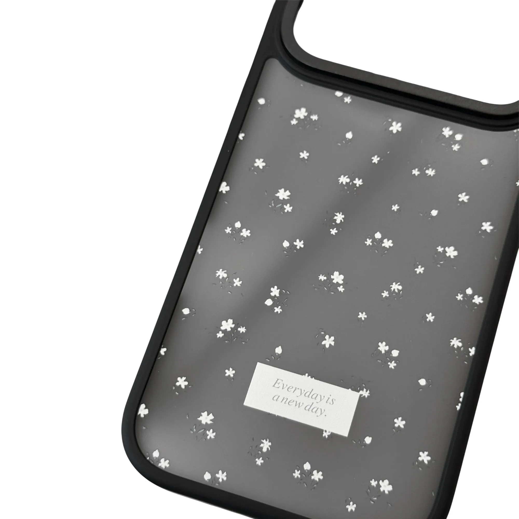 【FlowerBox Vol.45】磨砂透明黑MagSafe iPhone Case