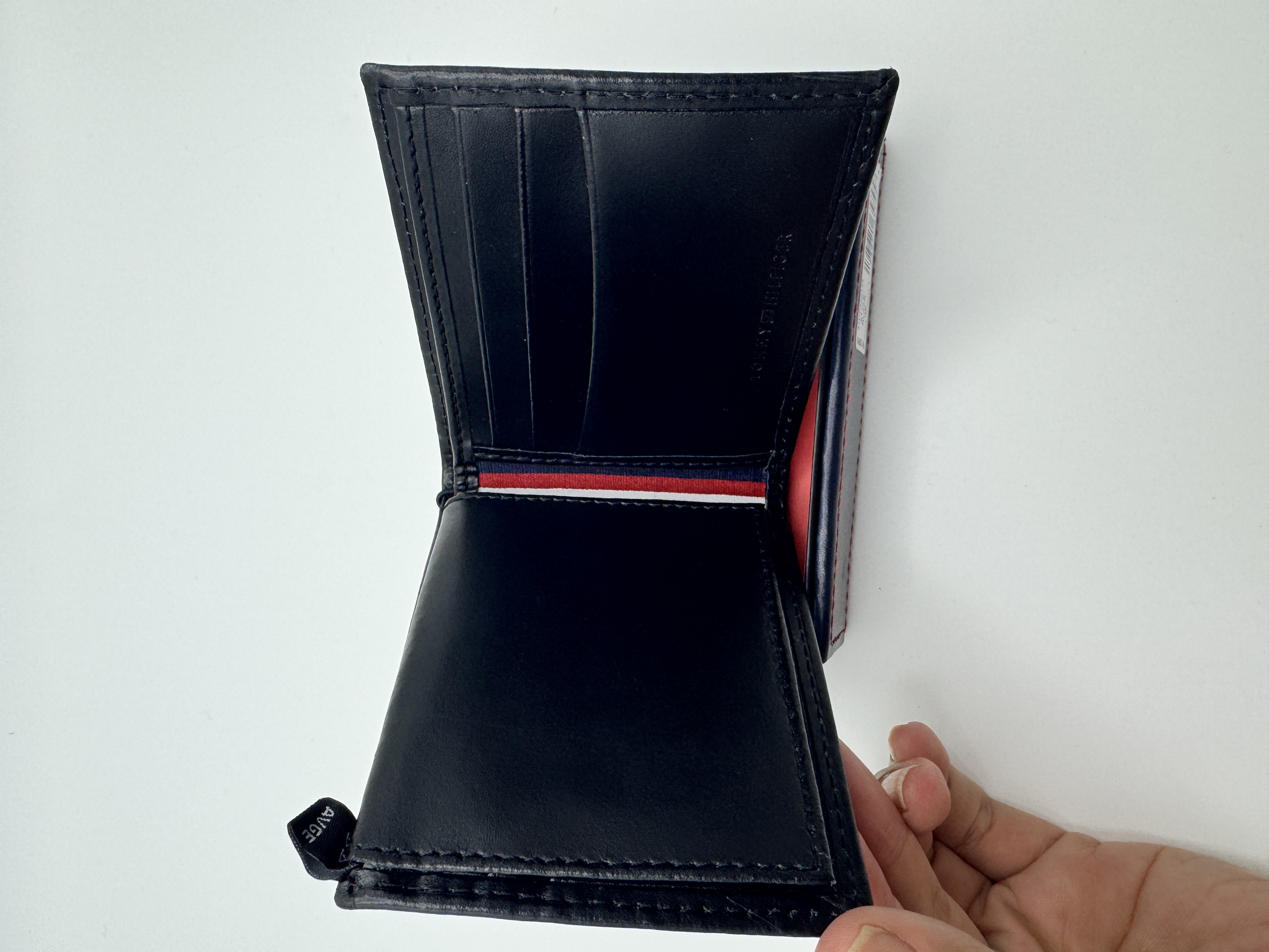 Tommy Hilfiger黑色皮銀包 (香港現貨) - TH1276