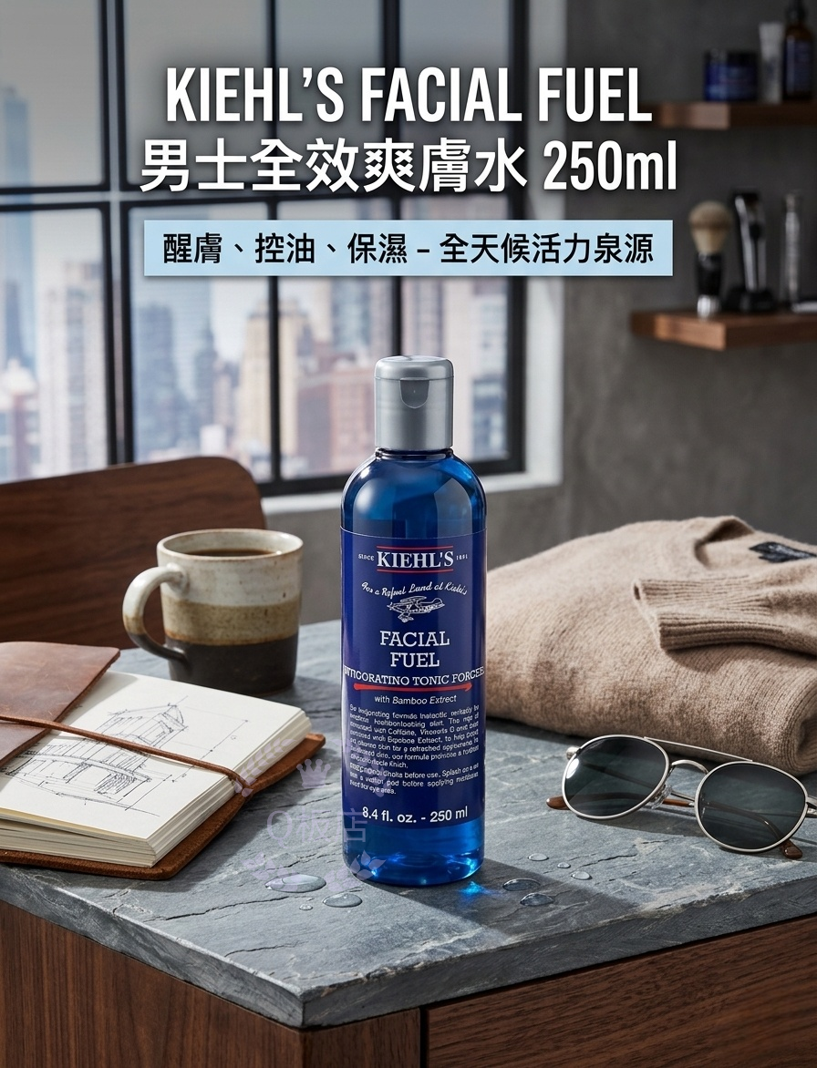 KIEHL'S FACIAL FUEL 男士全效爽膚水 250ml