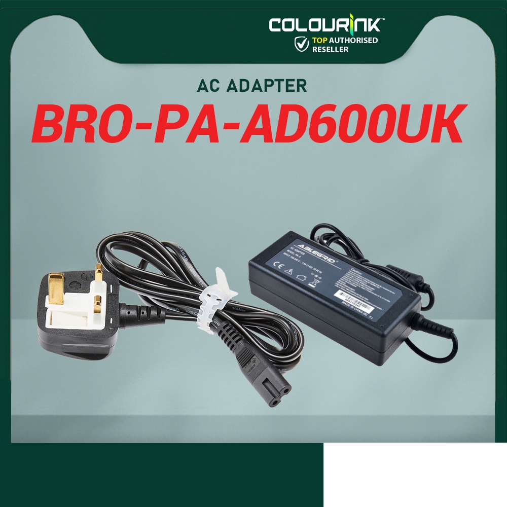 Brother Original PA-AD-600 AC Adapter for RuggetJet PocketJet  RJ4030 RJ4040 PA-AD600UK